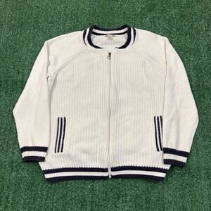 Y2K Christopher & Banks Zip Up Sweater Cardigan